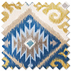 Navajo, Indigo - Twist&Fit Roman Blind